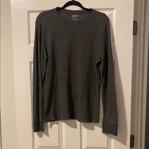 Arizona Jean Company Gray Long Sleeve Tee Casual